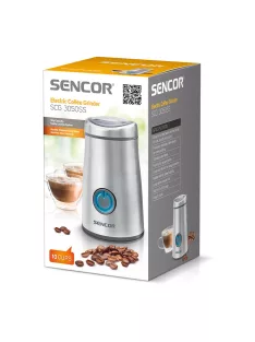   Електрическа кафемелачка SENCOR SCG 3050SS, 150W, Сив - Код G5508