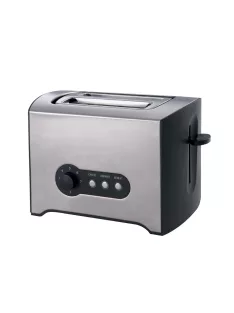  Тостер за хляб ZEPHYR ZP 1440 Y, 900W, 2 филийки, 7 степени, Таймер, Тавичка за трохи, Сребрист/черен - Код G8325