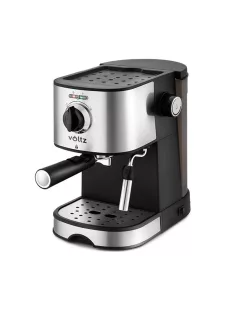   Еспресо машина Voltz V51171D, 20 bar, 850W, 2 цедки, Черен/инокс - Код G8495