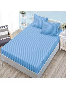   Едноцветен долен чаршаф с ластик и две калъфки (за матрак 160x200) EmonaMall, 3 части - Модел S18254