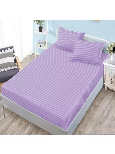   Едноцветен долен чаршаф с ластик и две калъфки (за матрак 160x200) EmonaMall, 3 части - Модел S18264